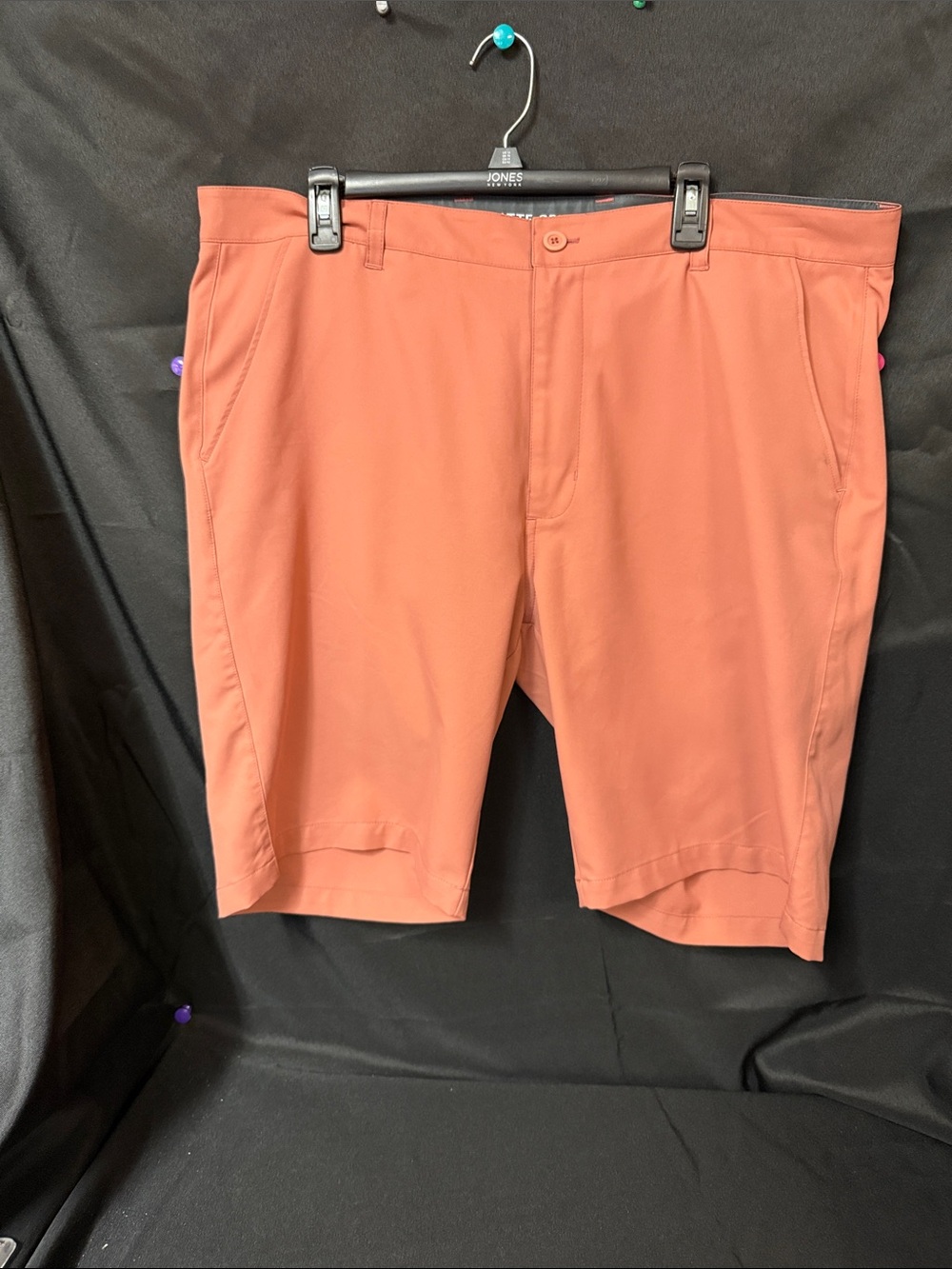 Men's Hybrid Shorts in Coral - Performance Stretch